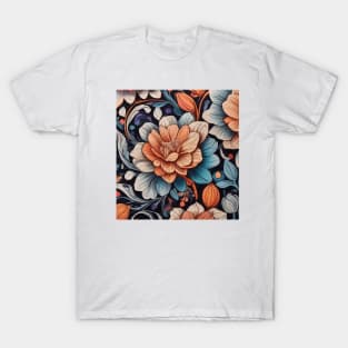 Multi Color Floral Pattern T-Shirt